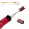 PACKOVE 300pcs Nail Drill Sanding Bands Essential Polishing Tool for