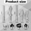 Otoolling 10 Pcs Drain Snake Drill Attachments Drain Auger Cutter