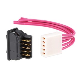 UXCELL Universal 5-Pin Car Window Switch - Master Rocker Switch With Wiring Harness - Momentary Glass Lifter - DC 12V