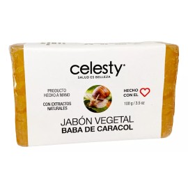 Celesty Kit 35 Pzs Jabón Vegetal Baba De Caracol Manchas 100g