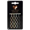 Lady Jayne Metallic Swirly Slides 4 Pack
