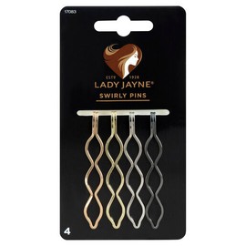 Lady Jayne Metallic Swirly Slides 4 Pack