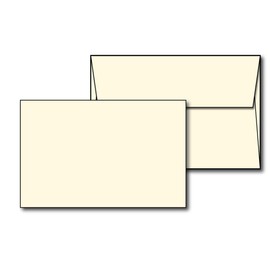 Tarjetas en blanco con sobres, 12,7 x 17,7 cm, 40 tarjetas y sobres