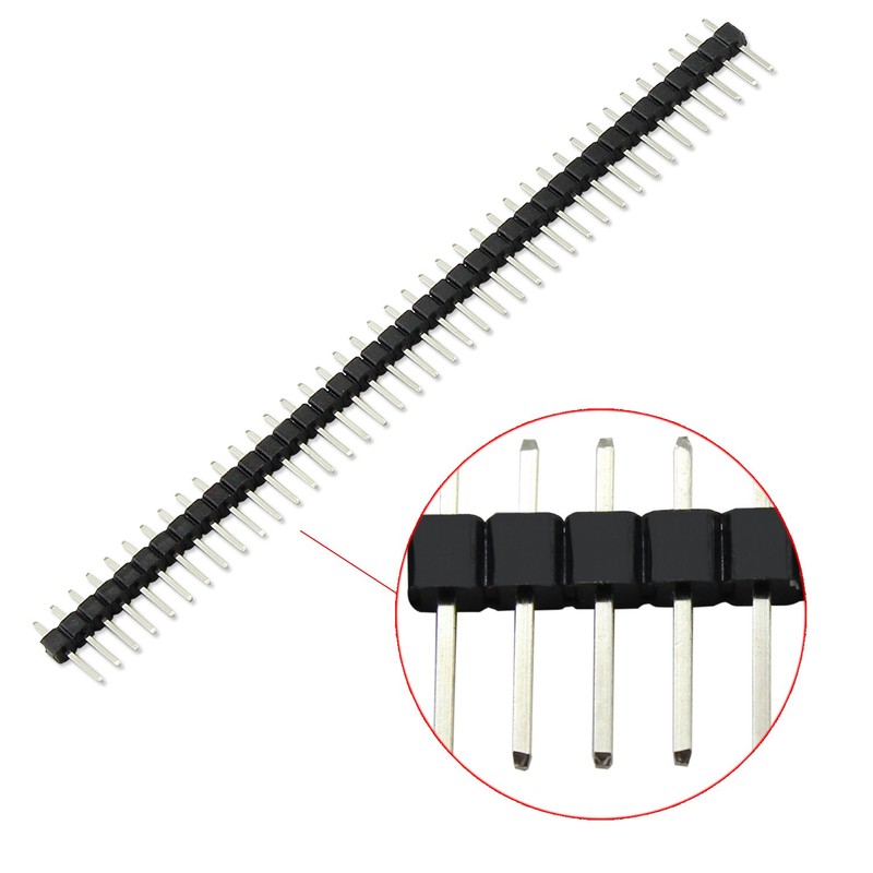 Aussel Pack of 50 40 Pin Header Connector 2.54 mm