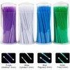400 piezas desechables microcepillo pestañas pestañas micro cepillo aplicador de