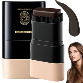 2-in-1 Hair Color Stick and Comb for Gray Hair – Waterproof, Sweat-Proof Instant Root Touch-Up for Men and Women (black teal)