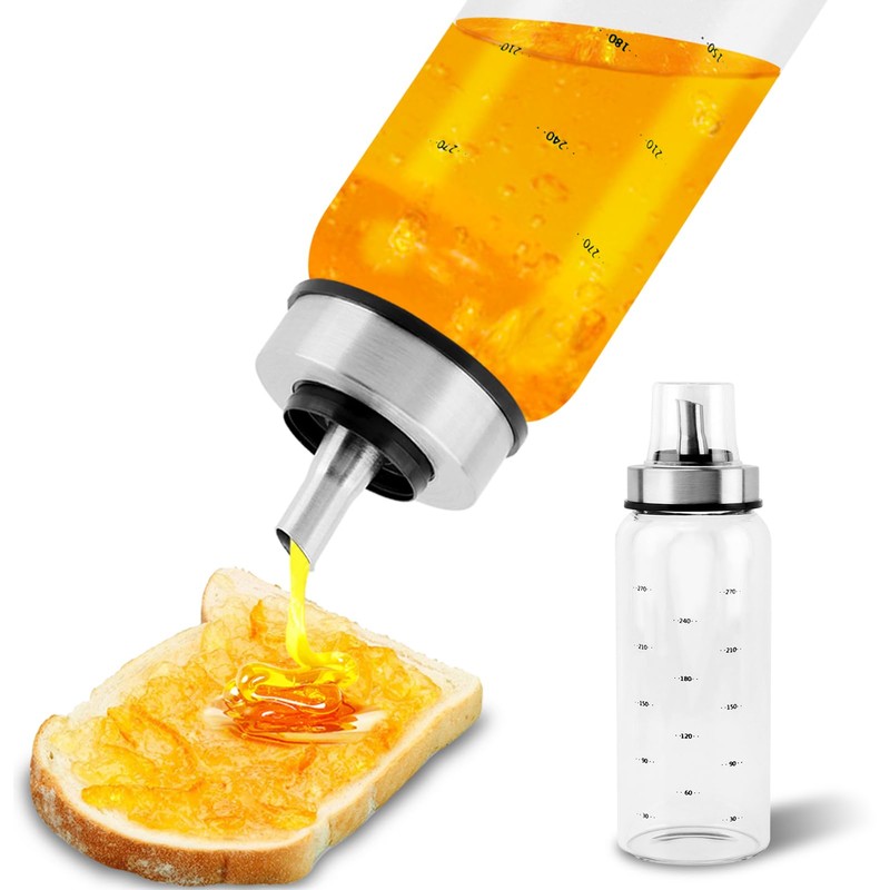 Loyanger Honey Dispenser No Drip, 10 OZ Honey Jar Maple