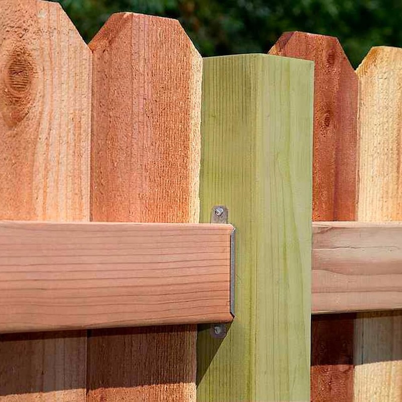 Simpson Strong-Tie FBFZ - ZMAX Galvanized Flat Rail Fence Bracket