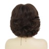 Brown 50s Short Curly Wig for Women Synthetic Costume Wig
