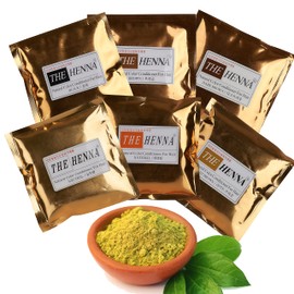 The Henna Natural Herbal Hair Dye 35 oz 100g Make Your Hair Thick And Healthy (Light Brown), 3.50 Ounce (Pack of 1), 3.5 Ounce