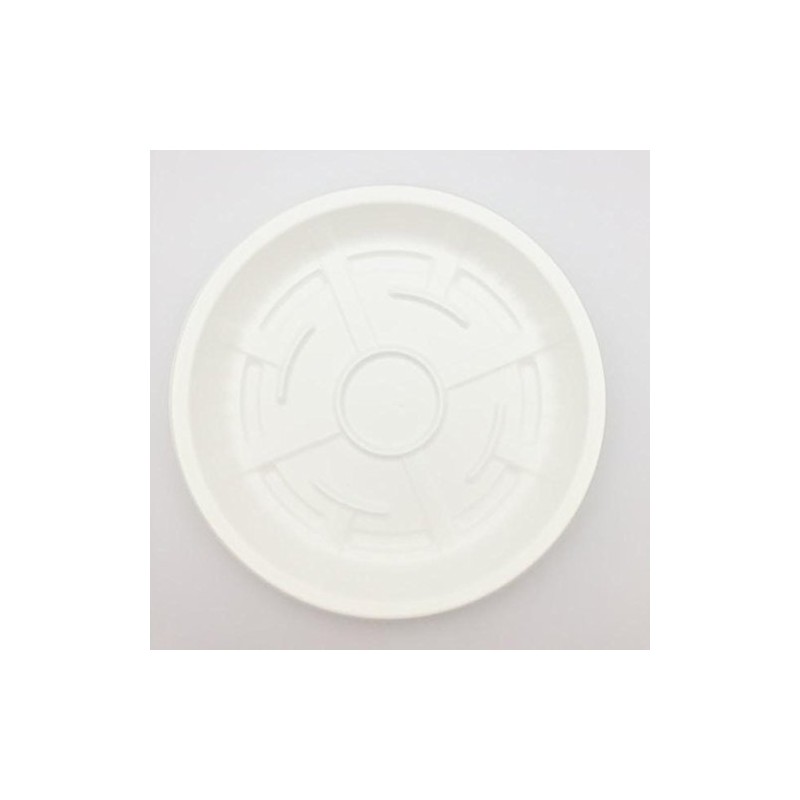 Chip Container HS CAN ROUND 190 Unit White + Clear Lid