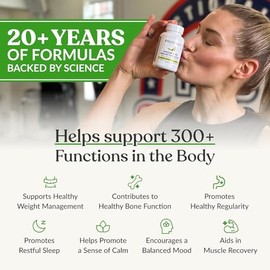 BIOptimizers Suplemento innovador de magnesio con 500 mg - 7 formas de magnesio: glicinato, malato, citrato y más - Apoyo natural para el sueño y el d