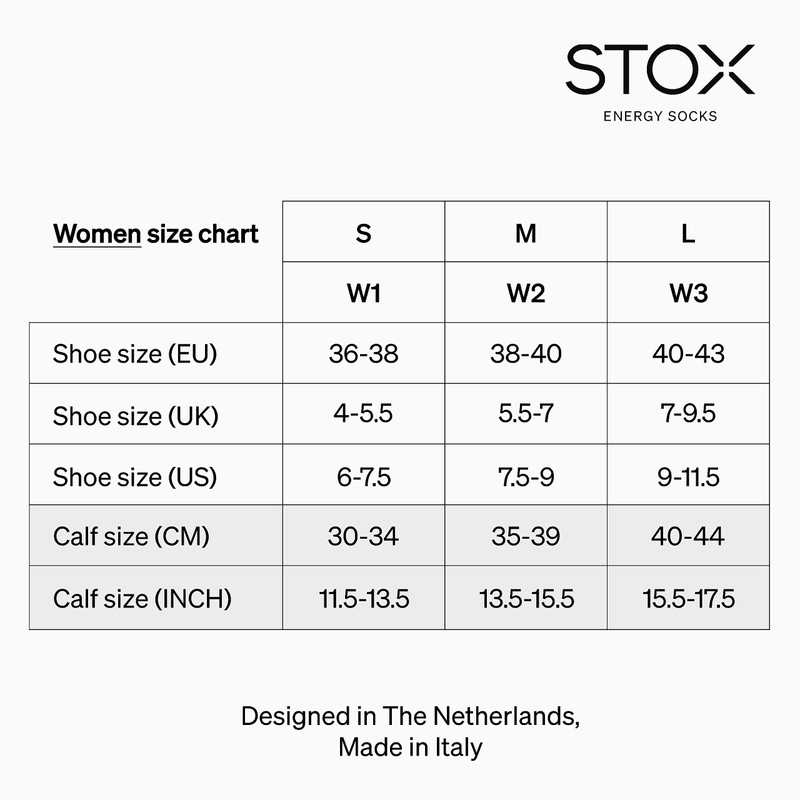 STOX Energy Socks Short Socks for Women, Premium Compression Socks,