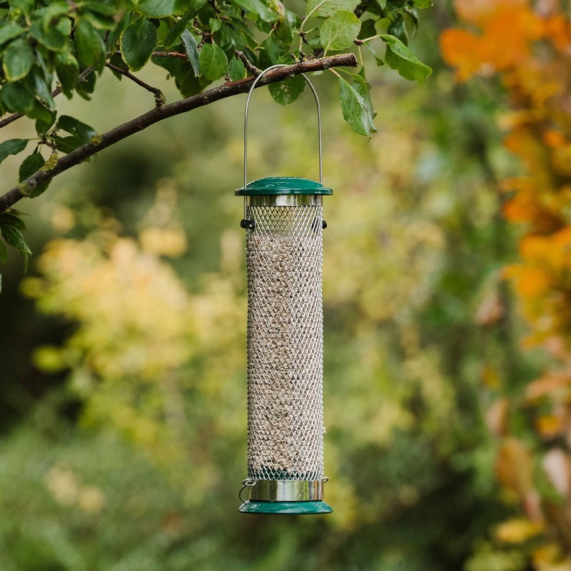 Peckish 60053033 All Weather Sunflower Heart Metal Bird Feeder, Large,