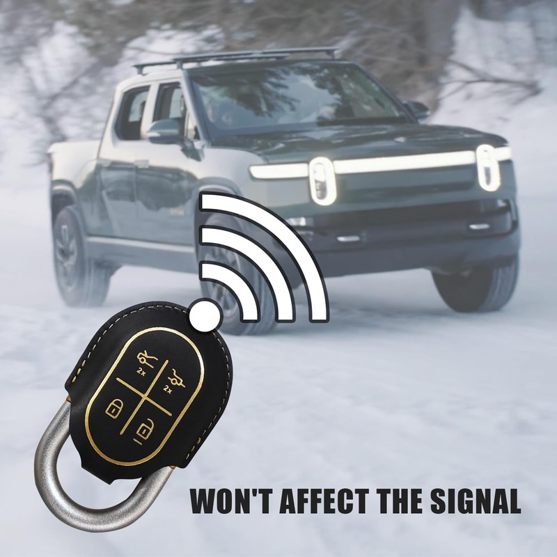 BestEvMod for Rivian R1T & R1S Key Fob Cover Accessories