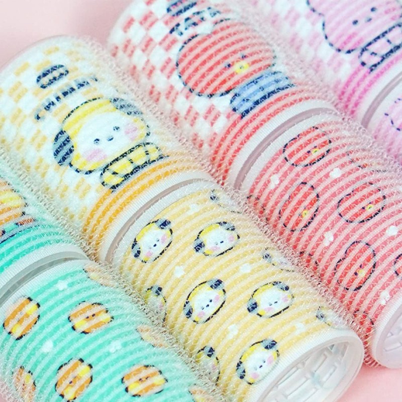 BT21 ミニニ ヘアロール かわいいキャラクターのヘアローラー (TATA)