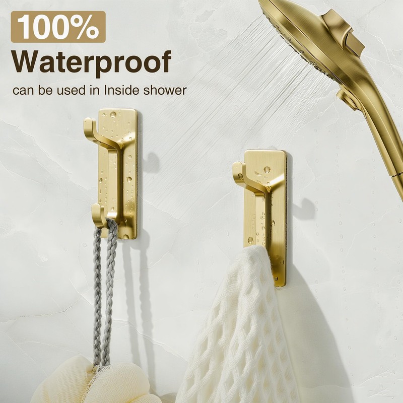 Josmimic Self Adhesive Wall Hooks for Hanging: Extra Strong 13