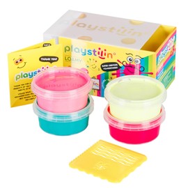 Playstilin® LOAMY Extra Creamy Finger Paint, Non-Dripping, Air-Drying, Vegan Paint, Creative Painting Set with Tool for Creative Design in the Box, Non-Toxic Finger Paint