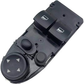 Driver Left Master Power Window Switch Front Side Compatible with E92 328 M3 LCI 328i 328xi 335i 335is 335xi Replacement for 61319217352, 61319132164, 61316970693, 61319125301