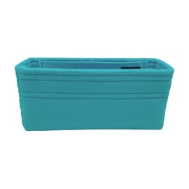 Zoomoni Bag Organizer for Longchamp Mini Le Pliage Pouch with Handle - Premium Felt Purse Handbag Insert Liner Shaper (Handmade) Soft Structure Support