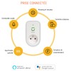 Konyks Priska+ Easy WiFi+BT 16A Smart Socket with Counter White