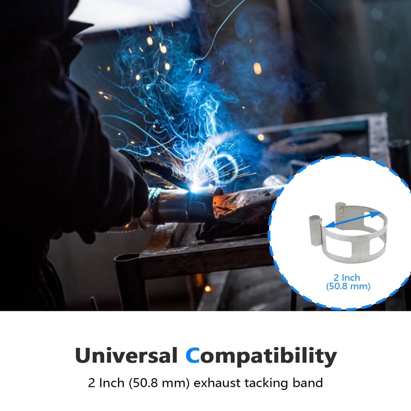 2 Inch (50.8 mm) Stainless Steel Welding Tacking Band Clamp,Clamp-On