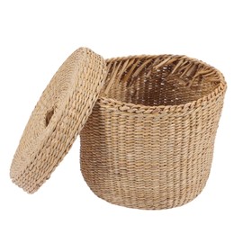 ABOOFAN Natural Straw Woven Tissue Box Decorative Napkin Holder for Bedroom Bathroom Office Car Storage Premium Quality Tissue Case for Easy Access Stylish Home Decor