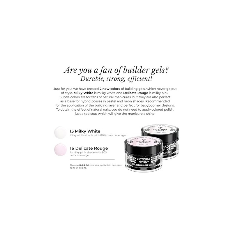 Victoria Vynn Build Gel UV/LED GEL BUILDER Nails Building Extension