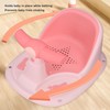 Infant Bath Seat with Backrest Strong Suction Cup Ergonomic Anti