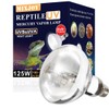 125W Reptile Heat Lamp Bulb, MIXJOY High Intensity Self-Ballasted UVA