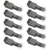 10 PACK 2-7/8"Lx3/4"W Stump Grinder Teeth with 5/8" Nuts Carbide