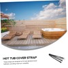 Outanaya 1Set Heavy Duty Hot Tub Cover Straps Secure Fixing