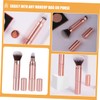 Mikinona Travel Makeup Brush Set Foundation and Blush Brushes Large