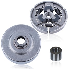 Adefol 3/8" 7T Sprocket Clutch Drum Bearing Kit for Stihl 029 034 039 MS290 MS310 MS390 Chainsaws, MS390 Clutch Drum Kit with Clutch Assembly Needle Bearing Replace 1125 640 2004, 1125 640 2005