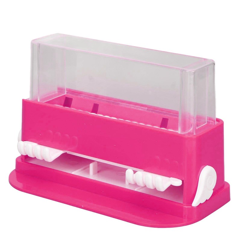 Dental Applicator Stick Dispenser, Large Capacity Refillable Convenient Transparent Plastic
