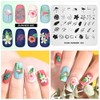 Nail Stamp Plate Summer Theme Picture Print Design Templates Nature