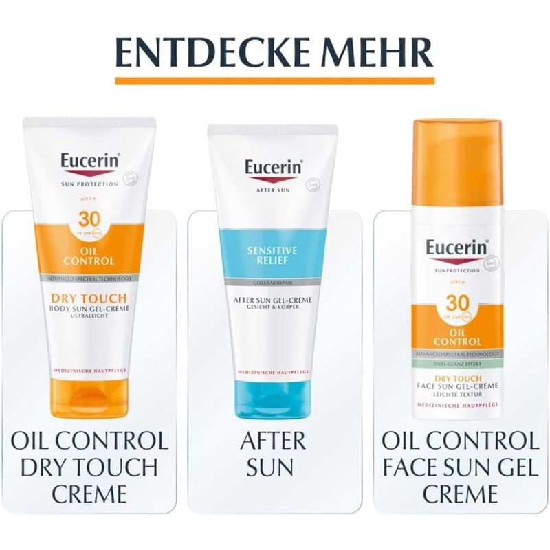 Eucerin Sun Oil Oil Control Solar PF 50+ 150ml