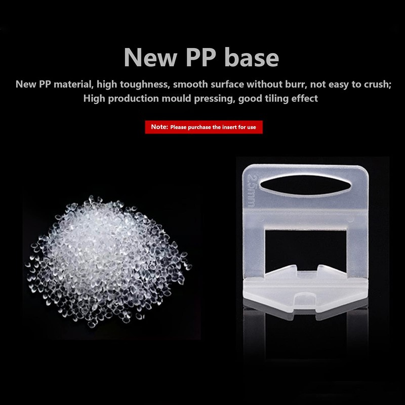 Candeon 200pcs Tile Leveling System Clips, Tile Leveling Spacers Clips