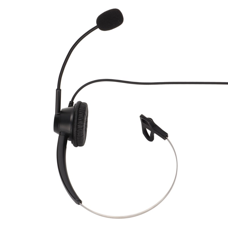 H360‑PC PC Monaural Headset Corded Single Ear Headset with 3