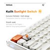 MelGeek O2 Wireless Mechanical Quiet Keyboard for Work, 75% Compact