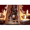 Wichtelstube-Kollektion Christmas Pyramid Winter Children's Pyramid for Tea Lights Christmas