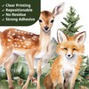 DECOWALL SG4-2422 Wall Stickers with Pine and Forest Animals Mountain