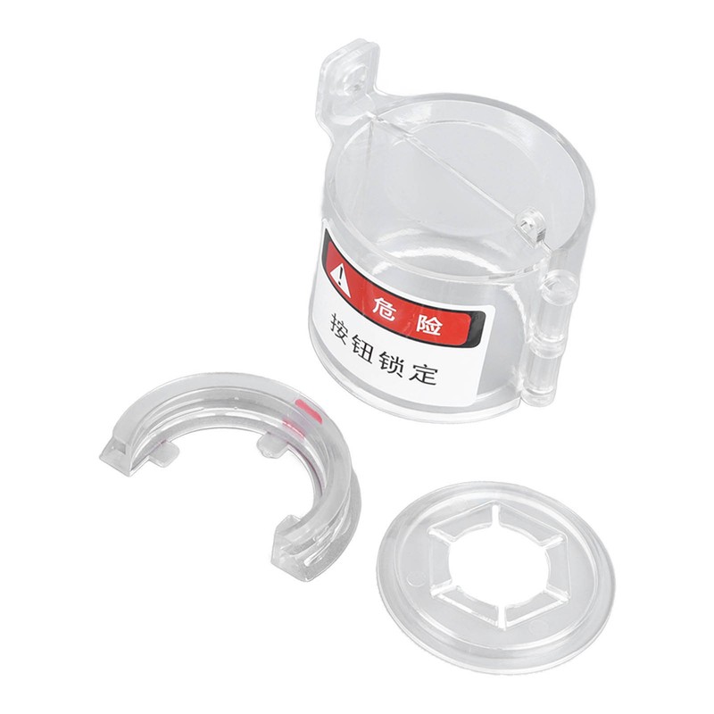 Push Button Switch Guard Case Transparent Impact Resistant Emergency Stop