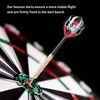 18 Pcs Professional Steel Tip Darts Flight Steel Tip Dart