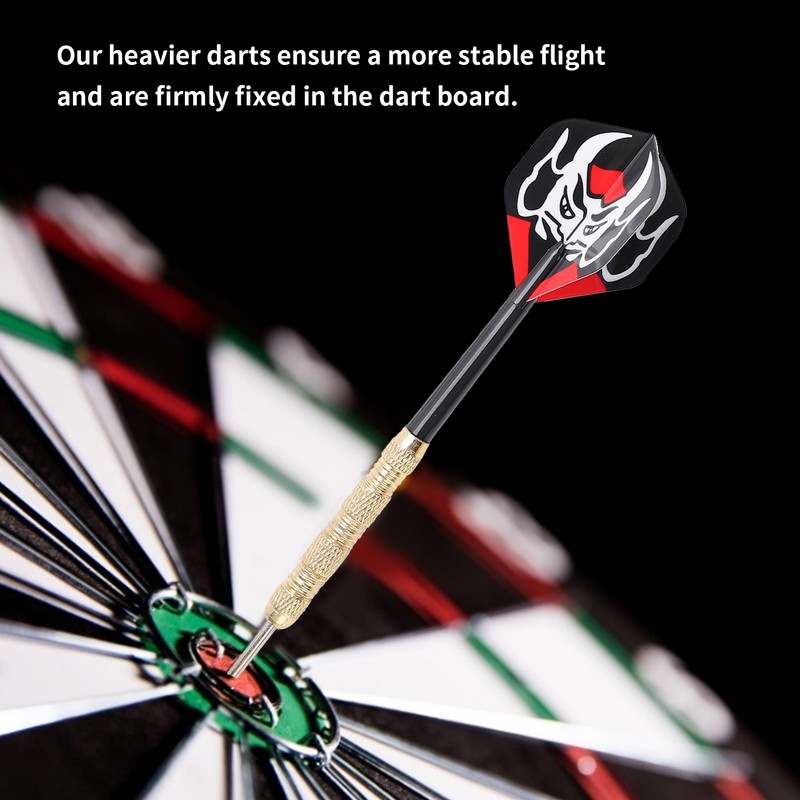 18 Pcs Professional Steel Tip Darts Flight Steel Tip Dart