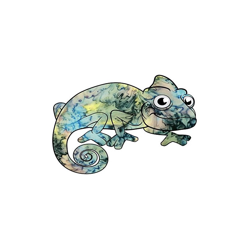 Vinyl Junkie Graphics Lizard Sticker (Green Tea)