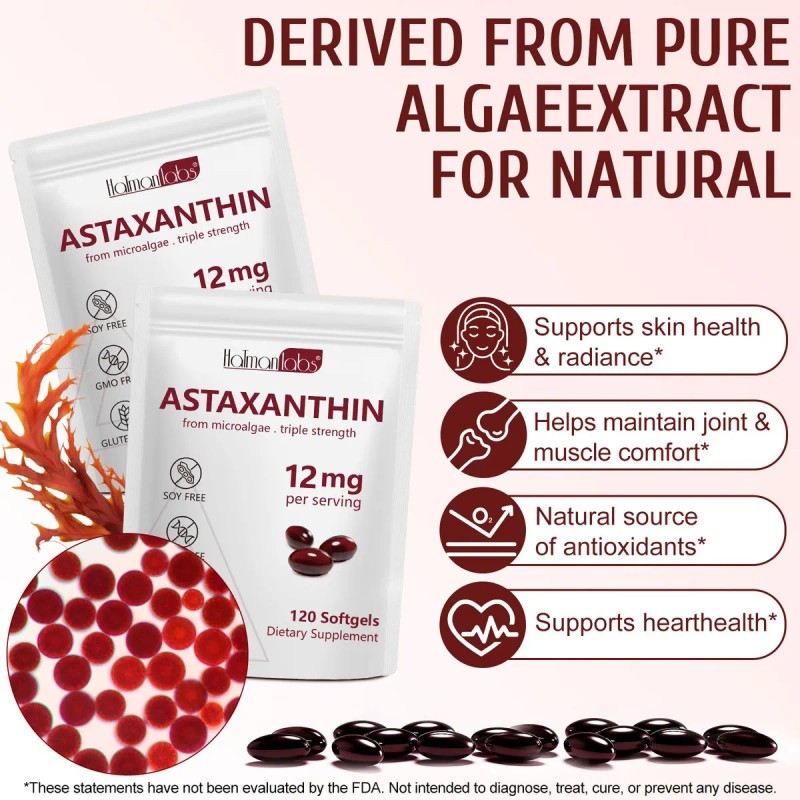 Nenmaokenu Astaxanthin 12 Mg 120 Softgels
