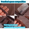 Jaugufiy Chef Knife Bag ，Camping Utensil Bag Portable Silverware Bag