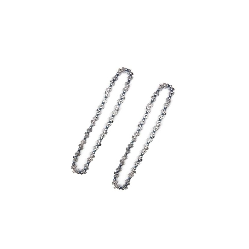 2-Pack 6 Inch Mini Chainsaw Chain, Replacement Chains for Cordless