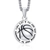 Bible Verse Soccer Basketball Baseball Football Necklace for Men Women